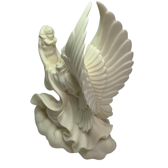 1998 Roman Inc Millenium Angel 2nd In Guardian Angel Series Figurine No 9H 1310 - Picture 4 of 8